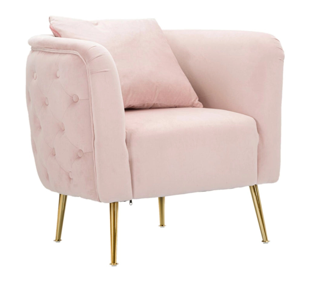 Poltrona Bucarest Rosa Elegante 76x74x73