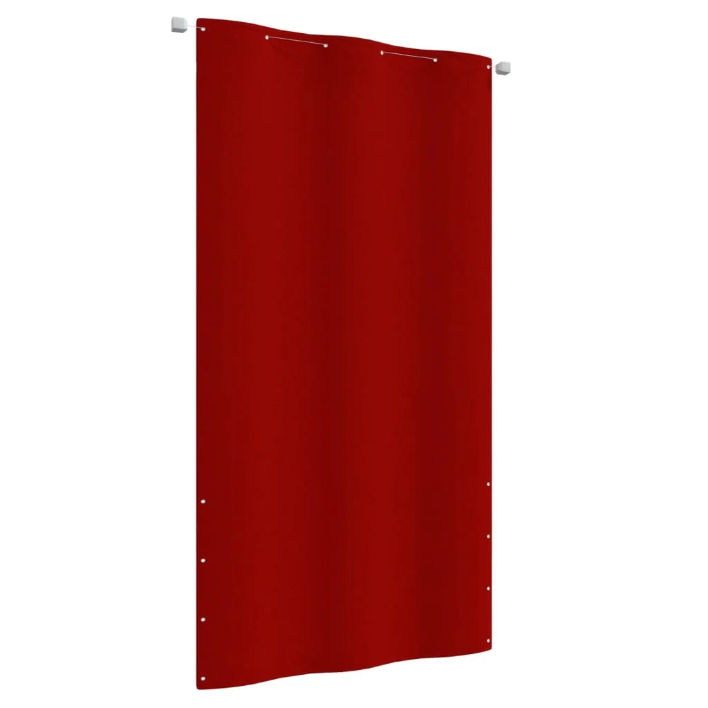 Schermo per balcone schermo per la privacy 120 x 240 cm tessuto Oxford rosso 02_0010341