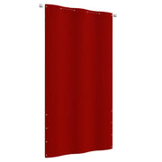 Schermo per balcone schermo per la privacy 120 x 240 cm tessuto Oxford rosso 02_0010341
