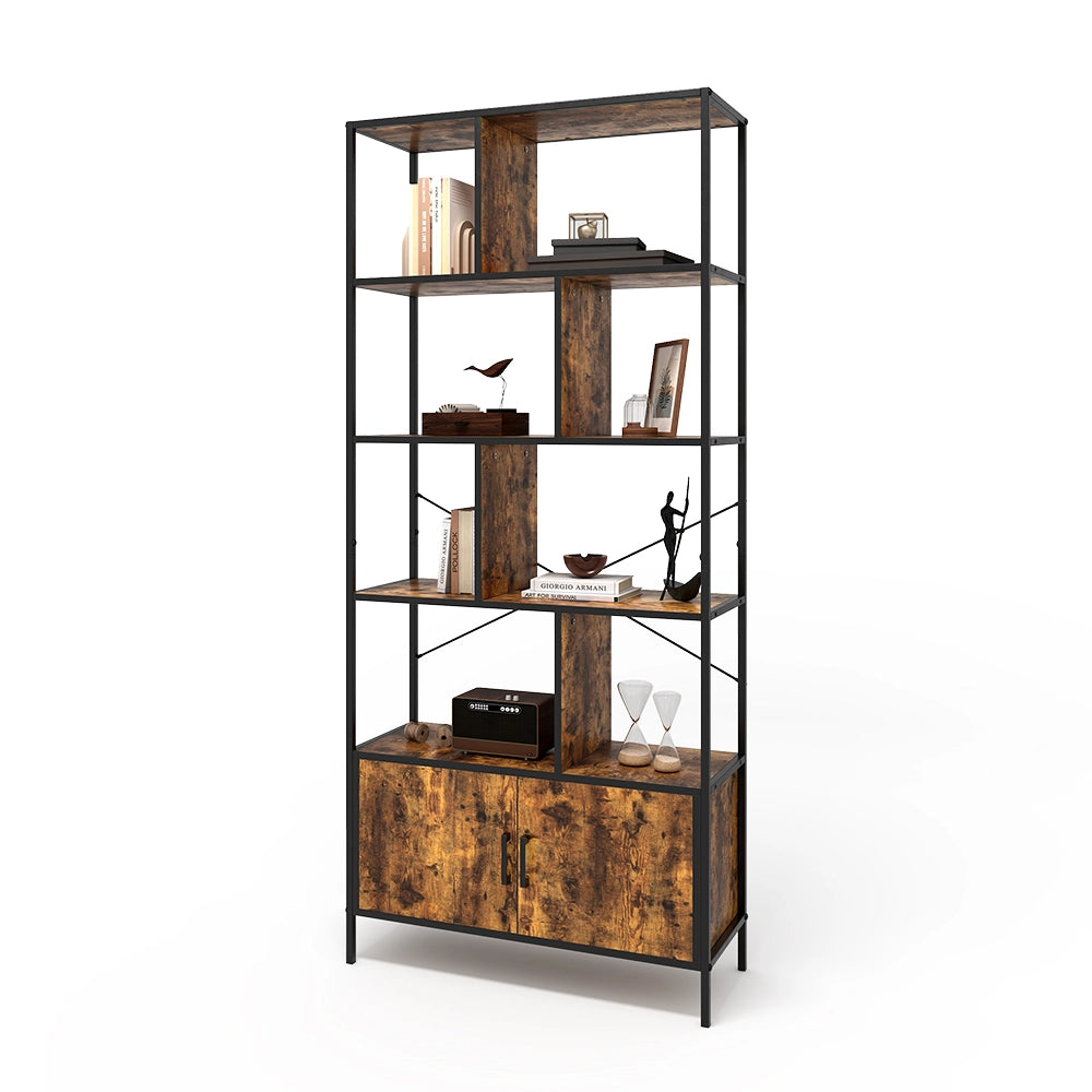 Vicco Divisorio per ambienti Rovere rustico 80 x 180 cm con 2 porte