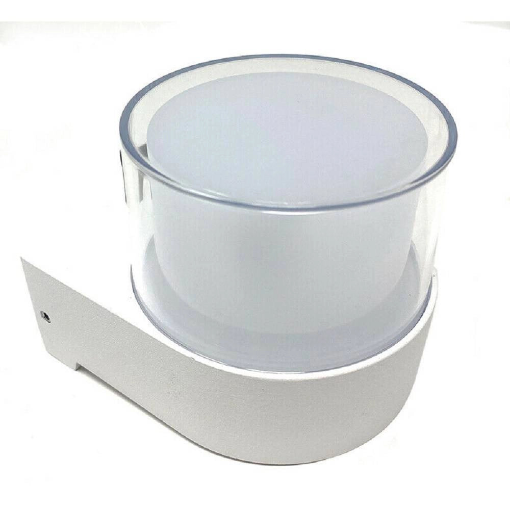 Trade Shop - Applique Moderna A Led Esterno Da Parete 7 W Bianco Luce 6500k 3000k 4000k Es57 -