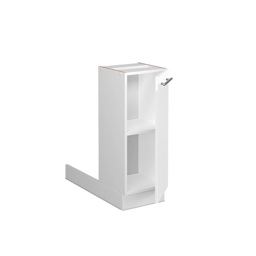 Vicco Isola cucina Bianco lucido 30 cm senza piano di lavoro
