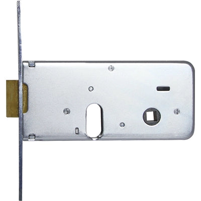 SERRATURA METALLO INFILARE 710 ISEO  B.Q ZINC F.MM 16 C.OVALE M2+SCR H.MM 64 E.MM 70