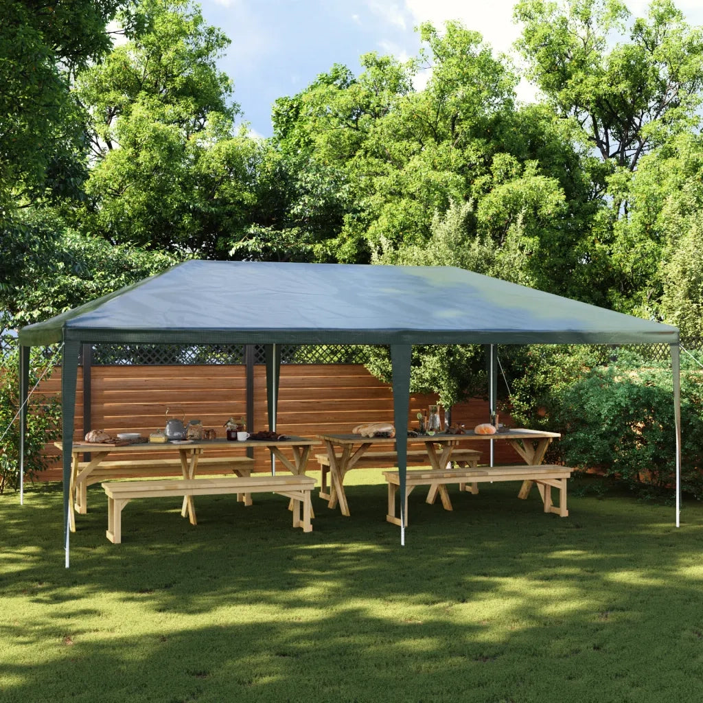 Gazebo Professionale 4x6 m Verde 90 g/mÂ²