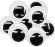 Occhi a Goccia Zelfkleventi 80mm - 8 Pezzi - Plastica - Ogni 2 Colori - Accessori Creativi - Per Scrapbooking