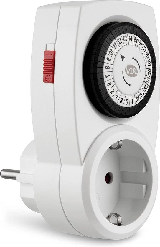 Timer a tempo multipla - 48 intervalli - compacto e bianco