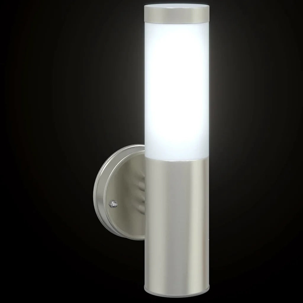 Lampada da Parete Esterna Argento 15 x 7,5 x 33 cm CFW6407832