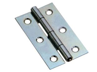 CERNIERE STRETTE PERNO FISSO ART.120- - mm.35x25x0,8 - 24 pezzi ALDEGHI