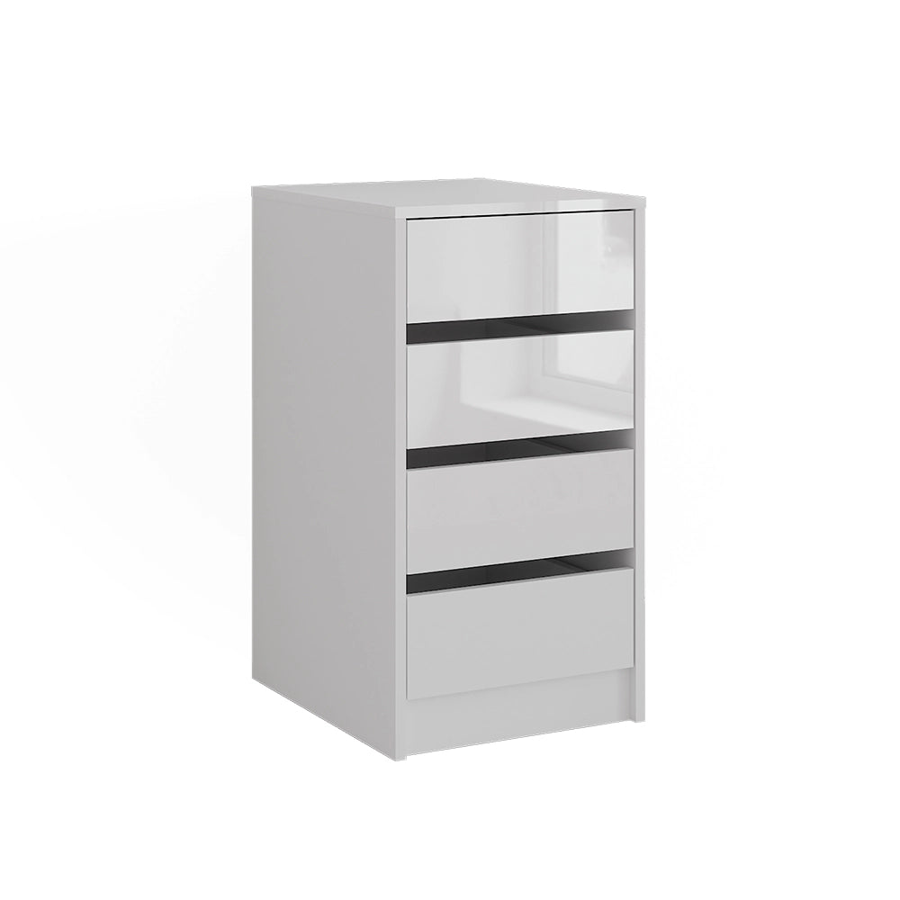Vicco Cassettiera per camera da letto Bianco 40.2 x 76.2 cm con coperchio del contenitore
