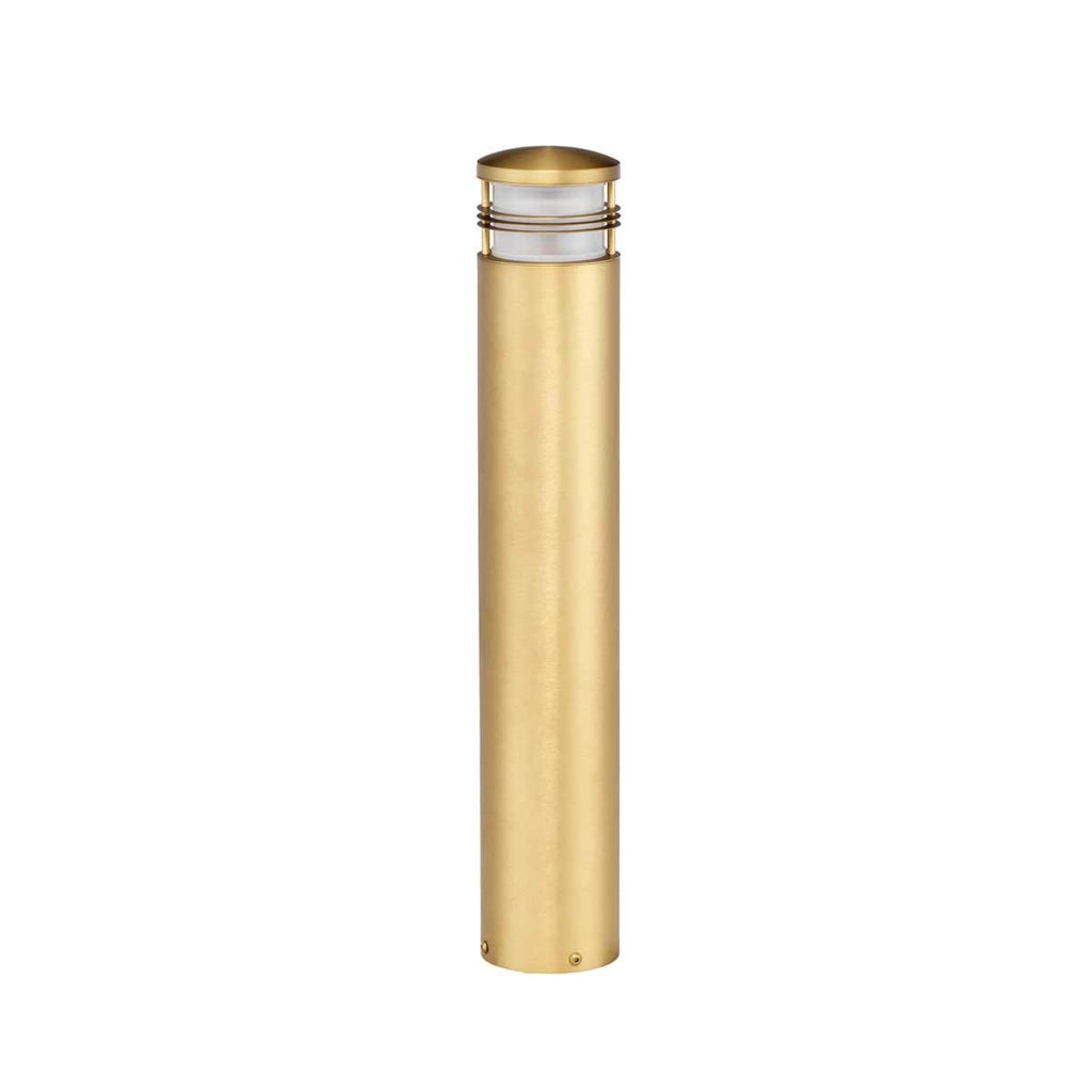 Paletto luce giardino ottone spazzolato E27 40W Elstead