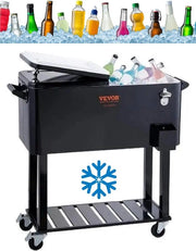 Casa Felice - Flessa Raffreddante - Coolbar - Contenitore per Gelato - Contenitore per Gelato con Coperchio - Raffreddatore di Birra - Raffreddatore di Bevande - Festa - 100+ Flaconi - 75 Litri