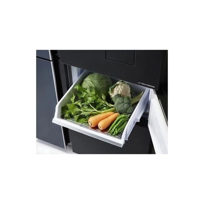 Sharp Home Appliances SJ-WX830FWH frigorifero side-by-side Libera installazione 650 L Grigio