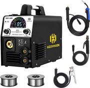 Macchina Lassa 5 in 1 - MIG - Lassa Semi-automatica - MIG/TIG/ARC/MMA/MAG - Mix-gas Non-mix-gas - Multifunzione - Nero - Set 2