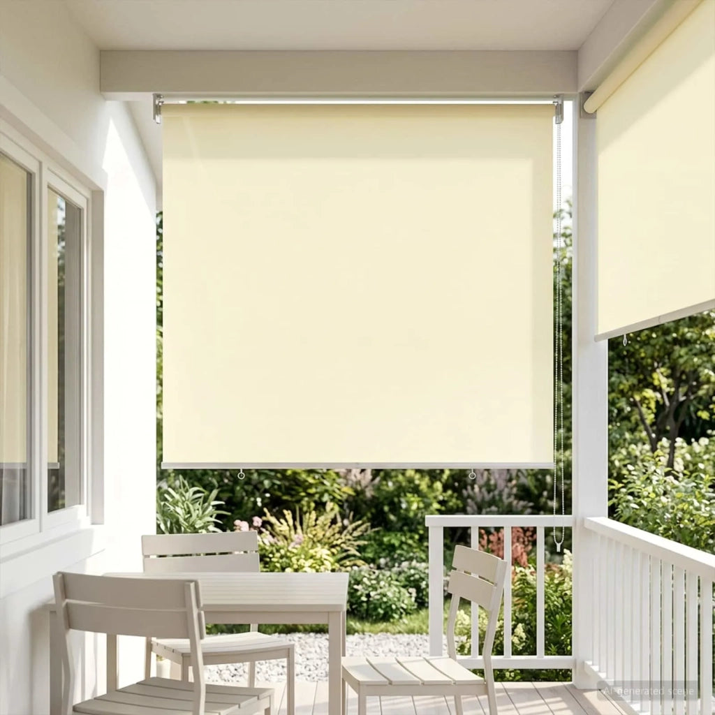 Voletta a rullo con protezione UV Crema 140 x 230 cm Poliestere 42041185