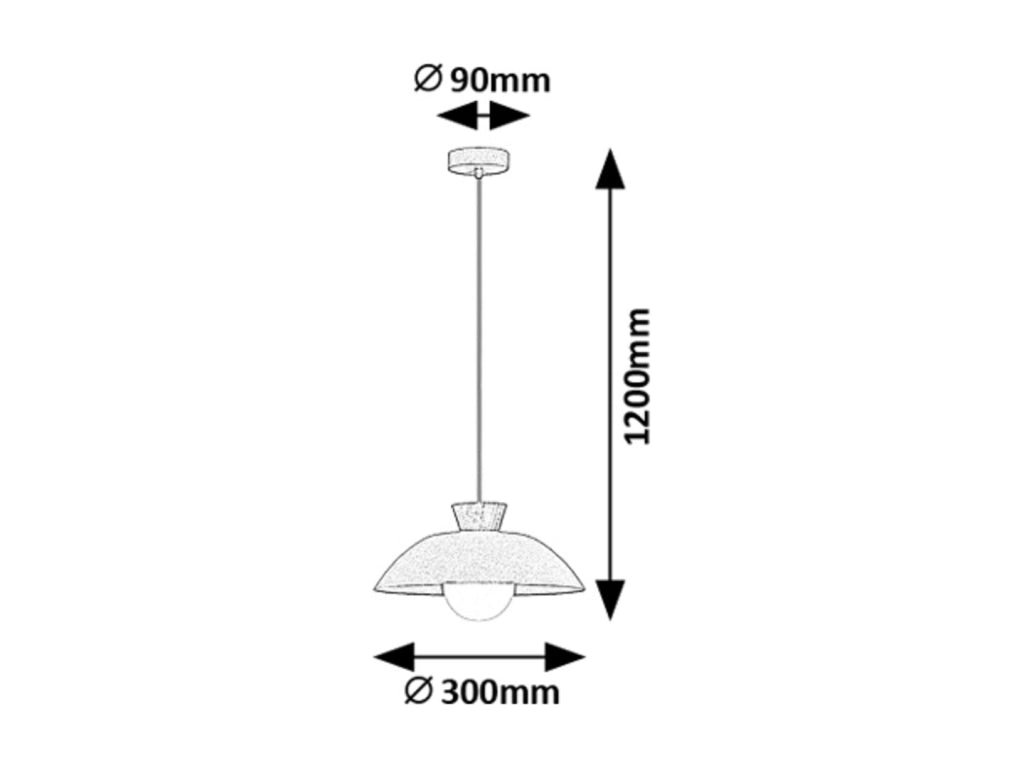 Lampada a sospensione Golnar beige opale legno Rabalux