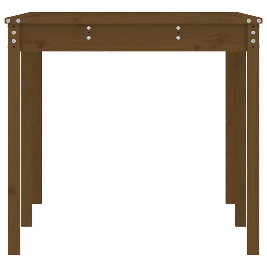 Tavolo da Giardino Ambra 159,5x82,5x76cm Legno Massello di Pino 823979