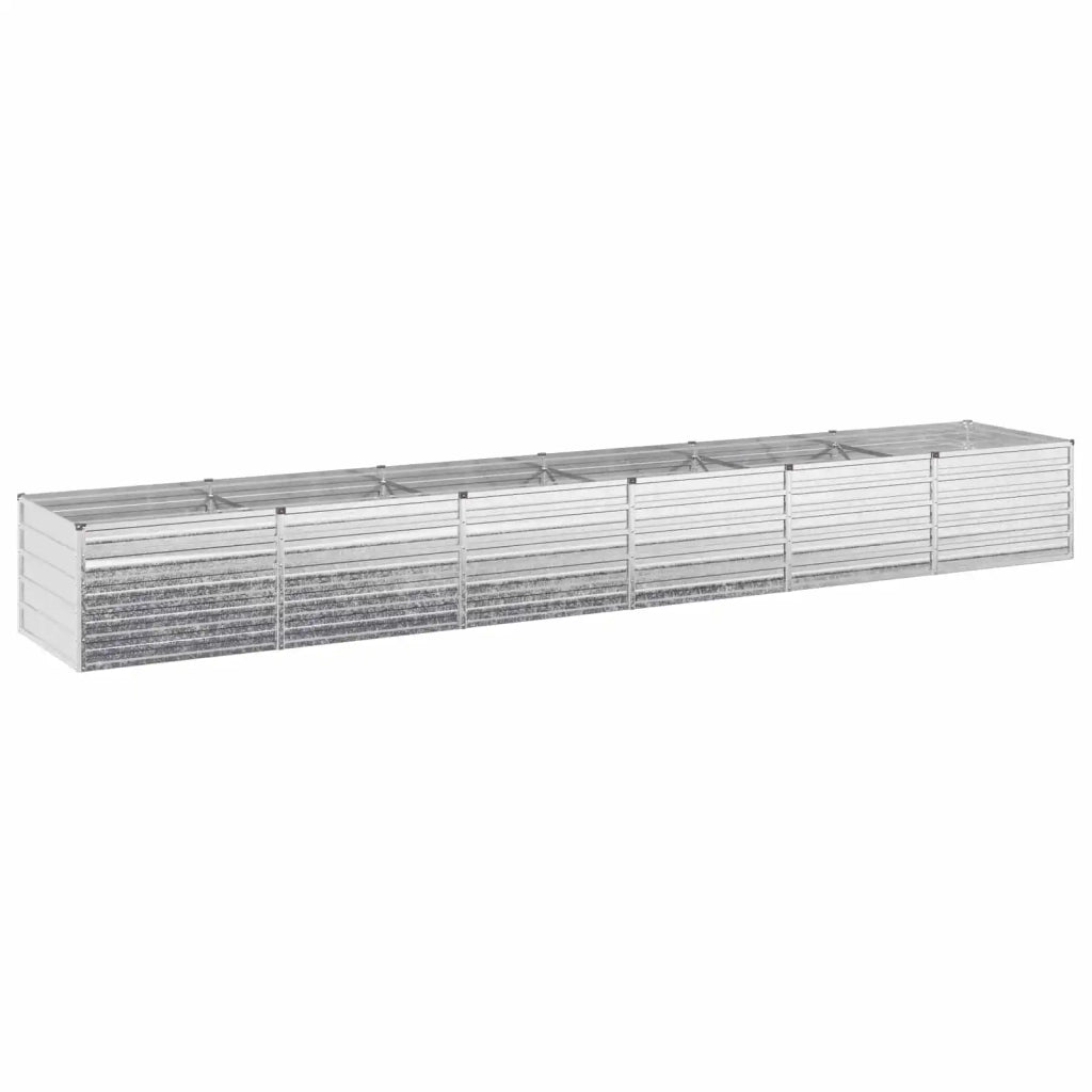 Letto rialzato da giardino Argento 480 x 80 x 55 cm 8006445