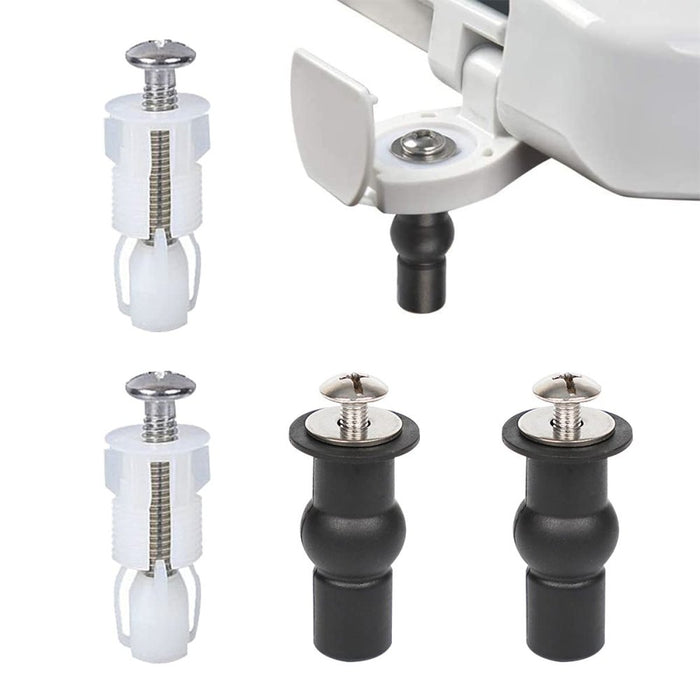 4 pezzi fissaggio per sedile wc vite, cerniere copriwater fori c