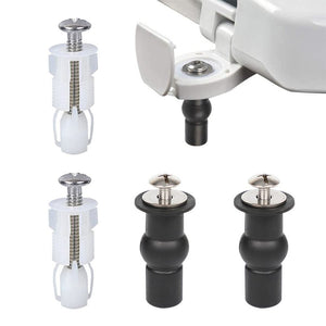 4 pezzi fissaggio per sedile wc vite, cerniere copriwater fori c