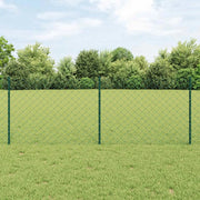 Recinzione a maglie con palo 10 x 0,8 m Verde Rete 3336239