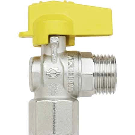RUBINETTO A SQUADRO GAS F/M 1/2 x 1/2 - F.I.V.