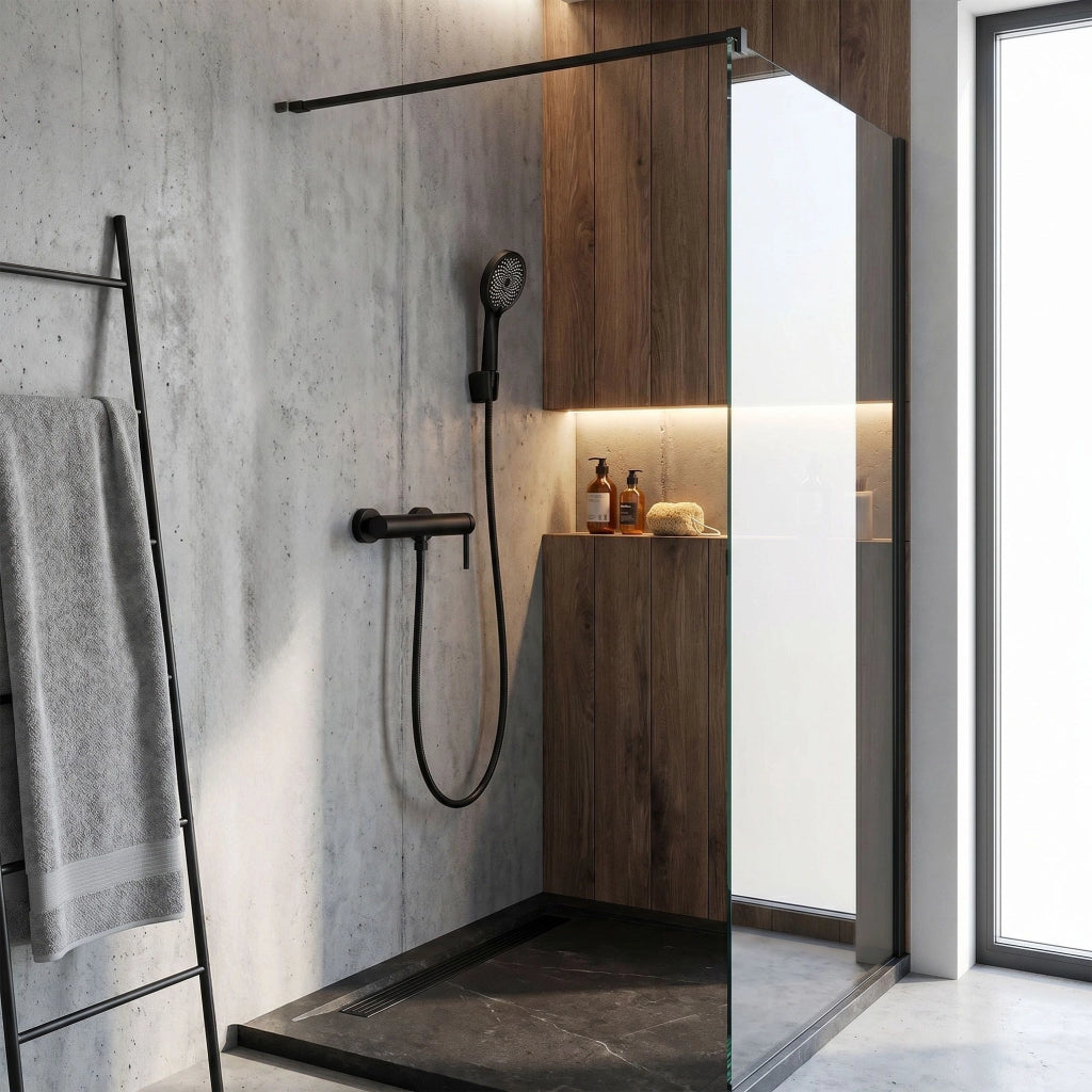 Rubinetto Doccia Rea Rivo Black