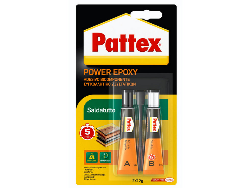 colla pattex power epoxy saldatutto  gr. 24 cod:ferx.vit29796