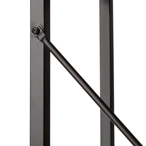 Libreria grande stile industriale/vintage 4 livelli 1215 cm marrone 08_0000278