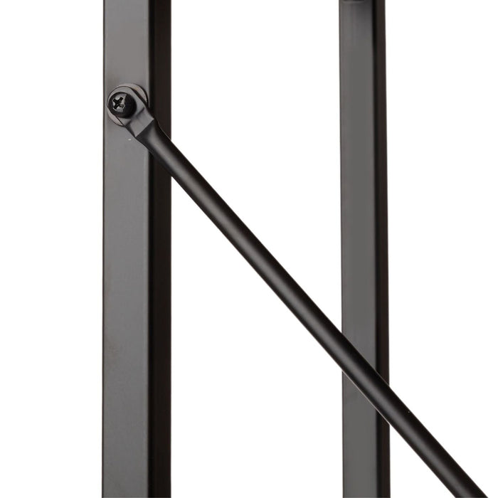 Libreria grande stile industriale/vintage 4 livelli 1215 cm marrone 08_0000278