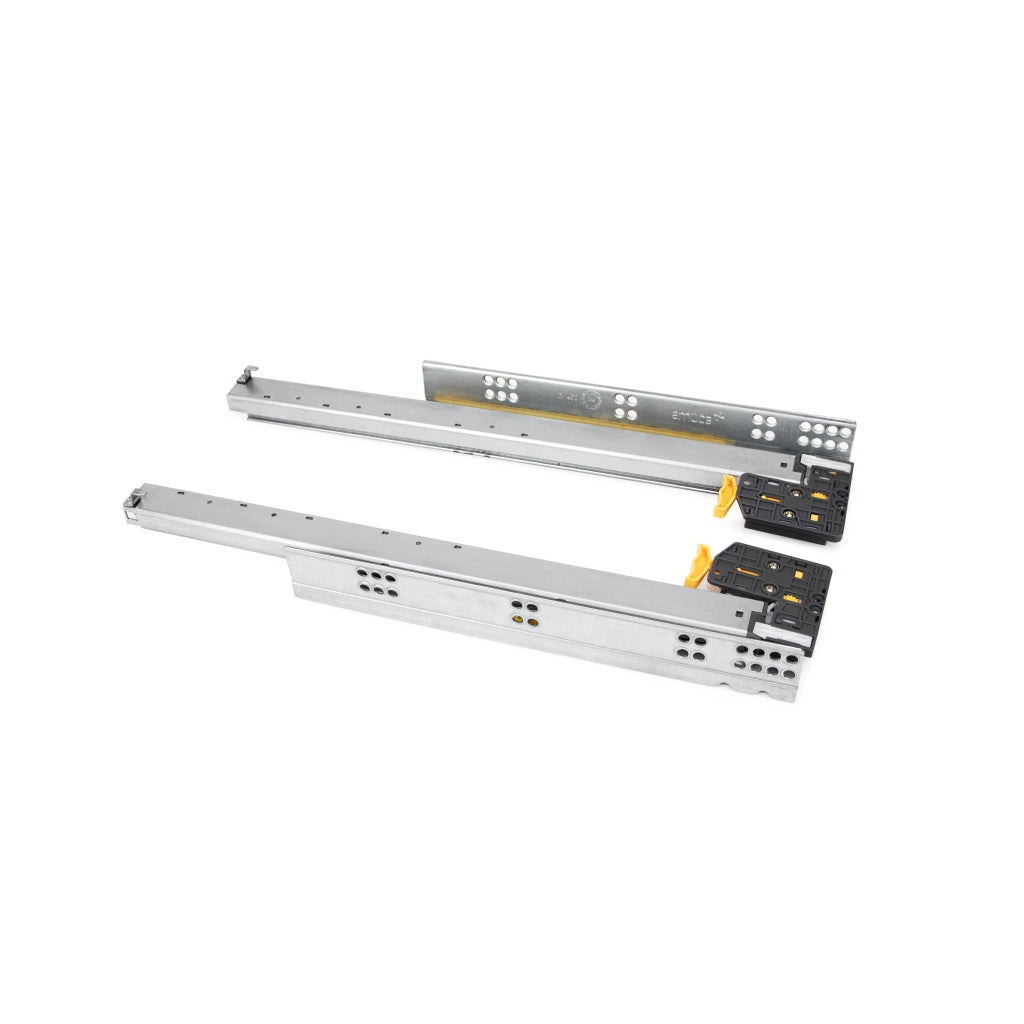 Guide Cassetto con Estrazione Soft 440 mm in Acciaio Emuca Bianco
