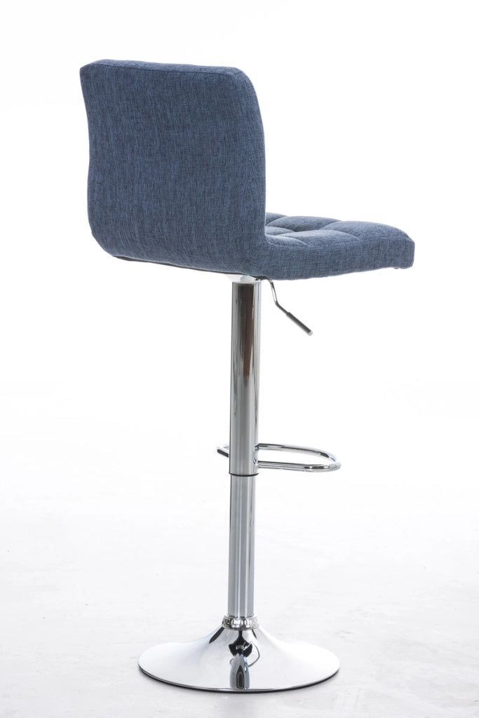 Sgabello Peru Stoffa blu