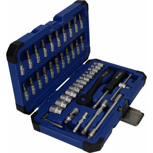 BRILLIANT TOOLS Set di Bussole 45 pz 1/4" Acciaio 426118