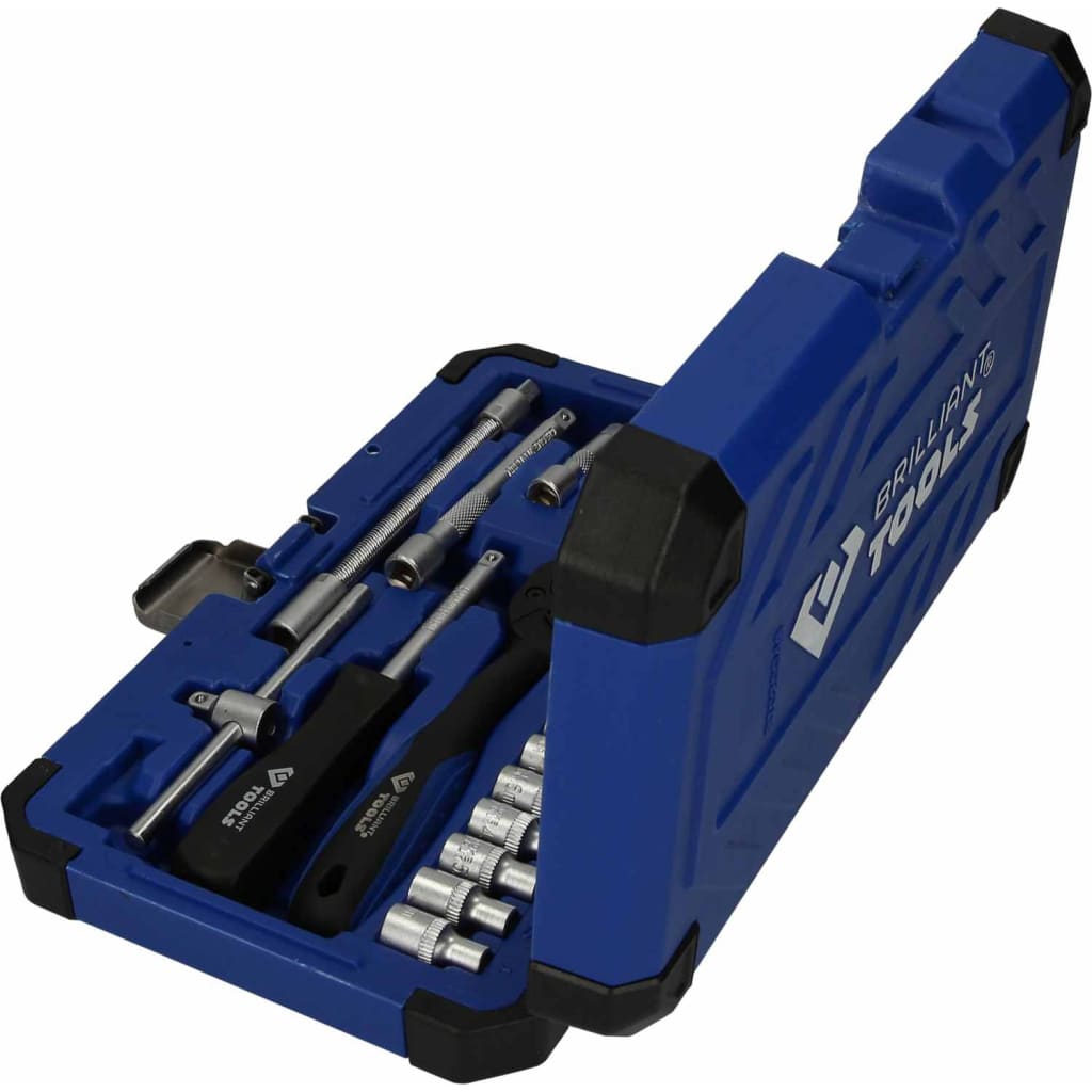 BRILLIANT TOOLS Set di Bussole 45 pz 1/4" Acciaio 426118