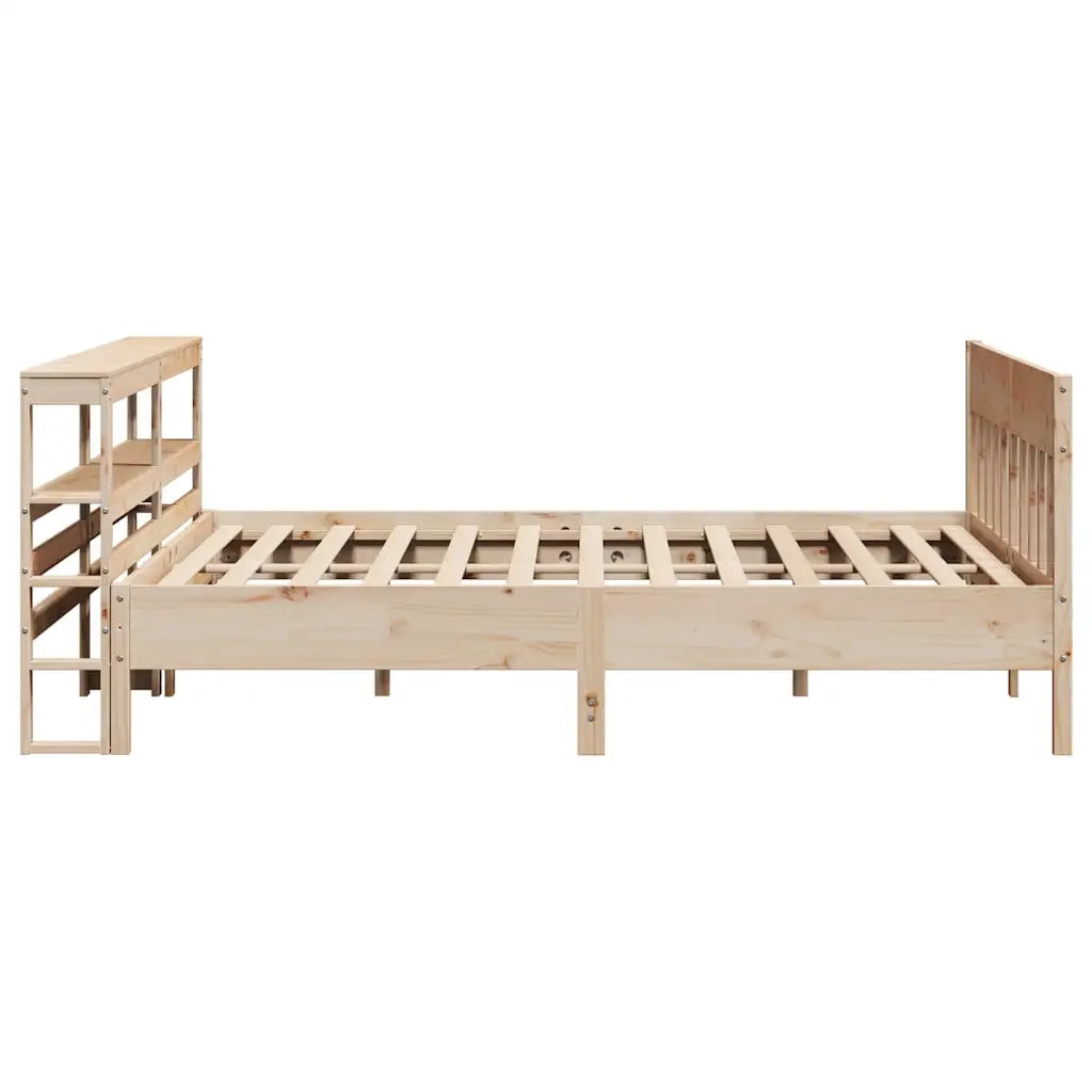 Letto matrimoniale | Letto per adulti | Letto senza Materasso 180x200 cm in Legno Massello di Pino