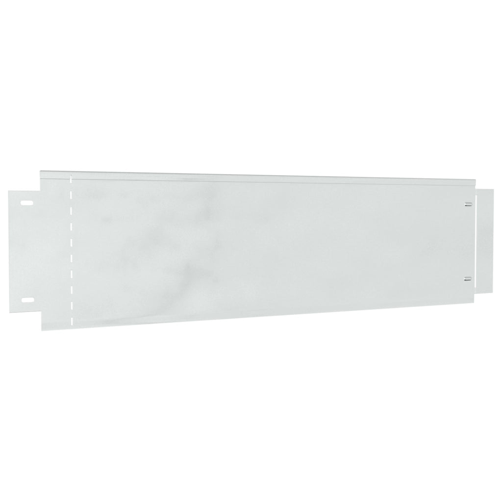 Bordature per Prato 10 pezzi 25x100 cm Acciaio Zincato Flessibile