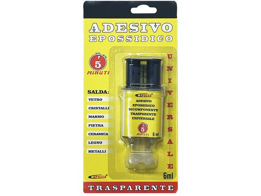 adesivo epossidico in siringa ml. 6 cod:ferx.vit53735