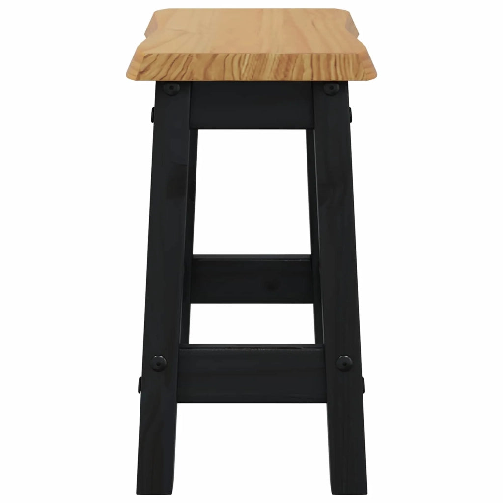 VidaXL Sgabello da bar EKAI 2 pcs Nero 40 x 29 x 45,5 cm 42037011