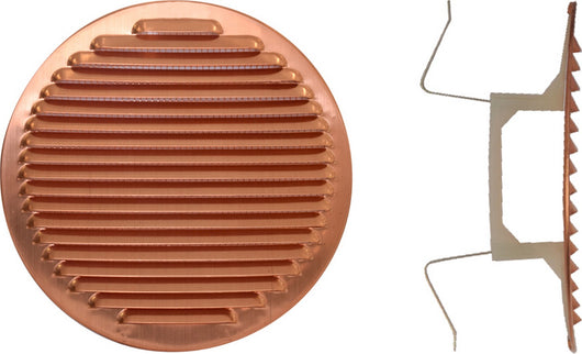 griglia aerazione rame con molle d.140-200 cod:ferx.40435