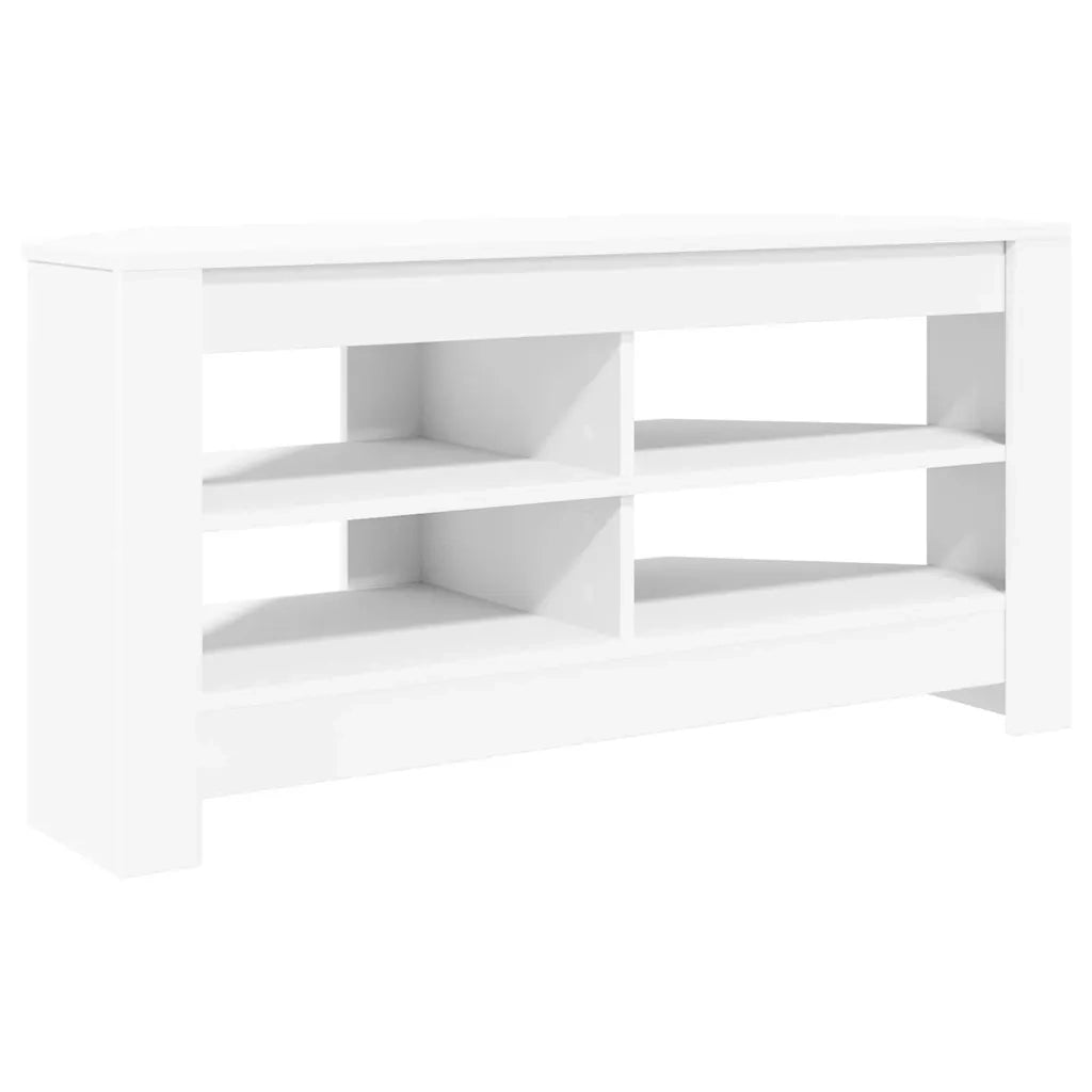 MobileTVAngolare Bianco 102 x 40,5 x 45 cm Legno multistrato 889775