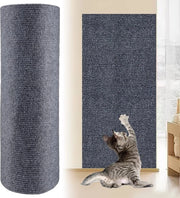 Scatoliera per gatti, piastra di scatola per gatti 200 x 40 cm scatoliera autoadesiva per gatti, scatola per gatti, piastrine di scatola per gatti, scatola angolare per gatti, grigio chiaro