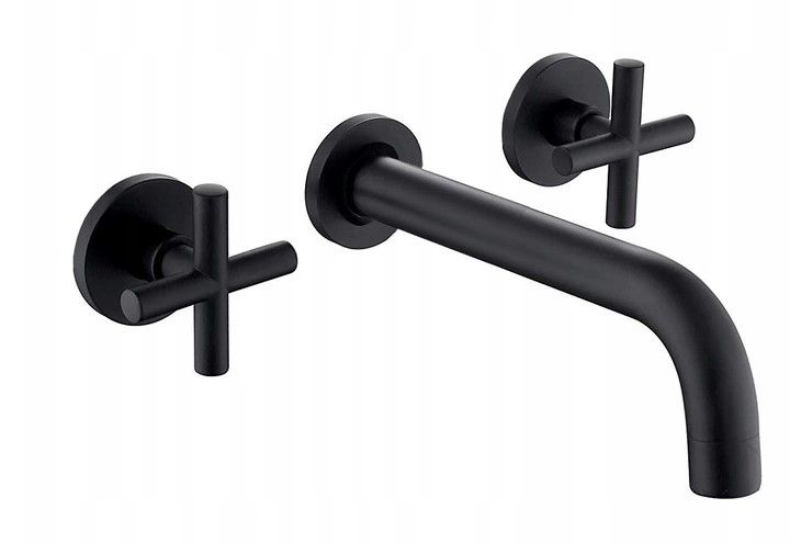 Rubinetto Da Incasso Rea Exit Black Mat