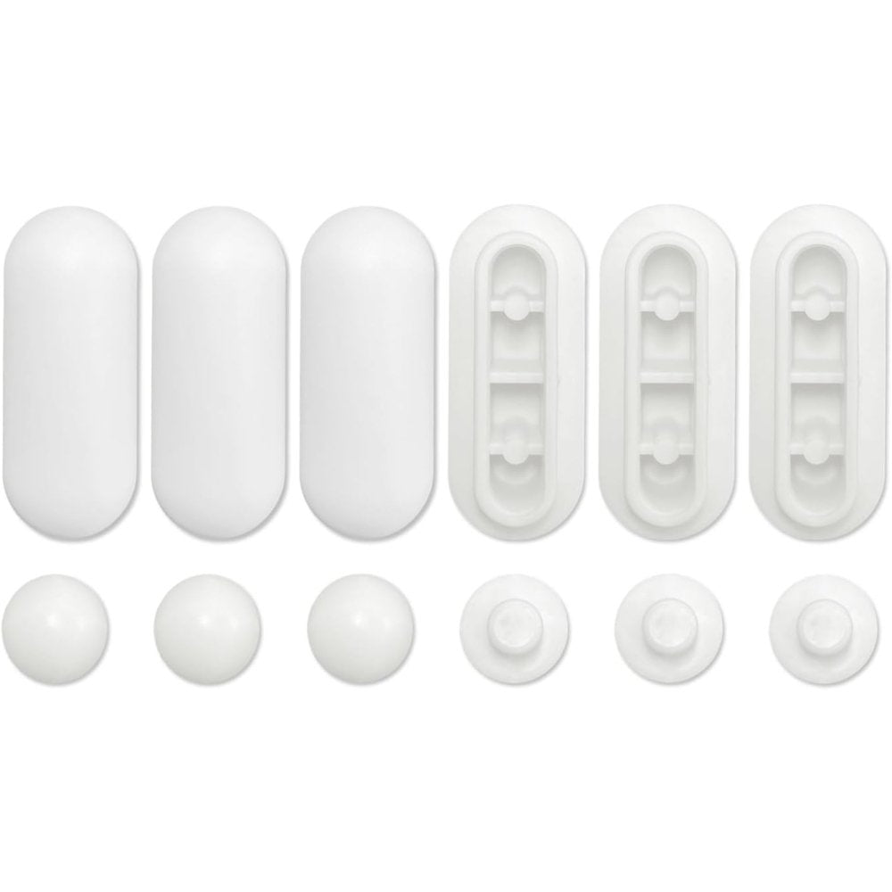 Set di 12 accessori per sedile del water, paraurti di ricambio p