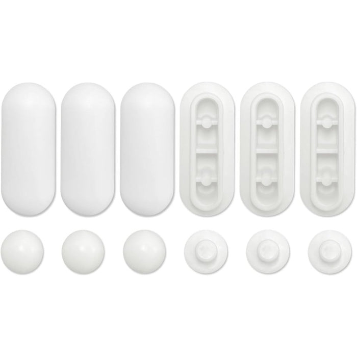 Set di 12 accessori per sedile del water, paraurti di ricambio p