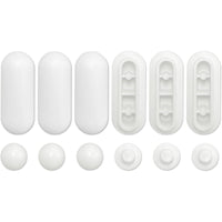 Set di 12 accessori per sedile del water, paraurti di ricambio p