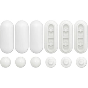 Set di 12 accessori per sedile del water, paraurti di ricambio p