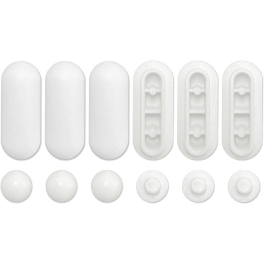 Set di 12 accessori per sedile del water, paraurti di ricambio p