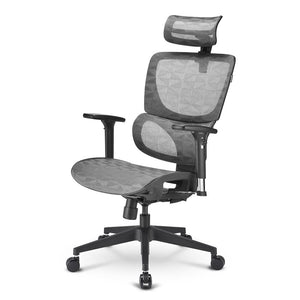 Sharkoon sedia office, full mesh, class-4 gaslift, 3d armrest  headrest, 5 heights adjustable backr - OFFICEPAL C30M