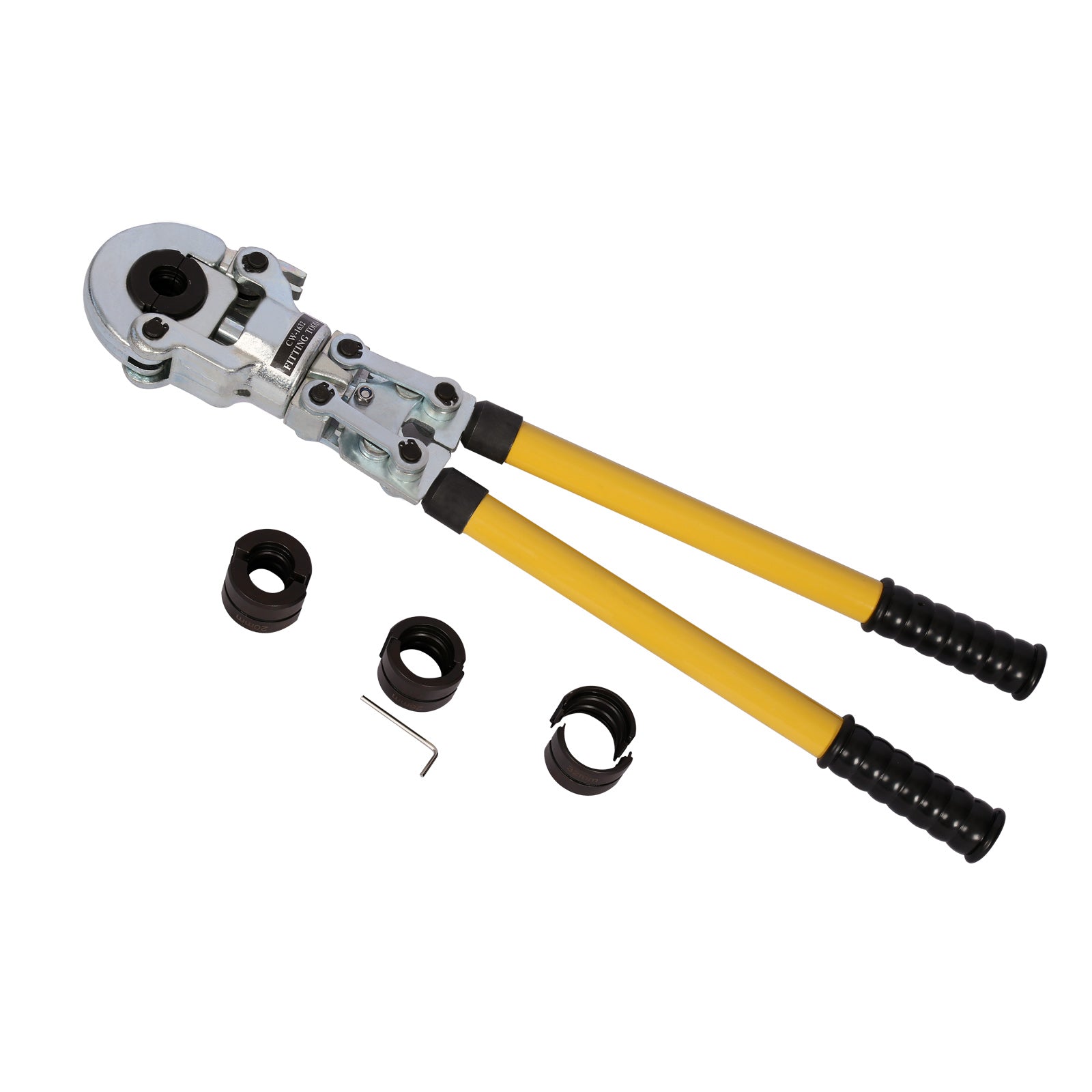 Pinza a crimpare 16-32mm crimpatrice per crimpatura meccanica profilo TH