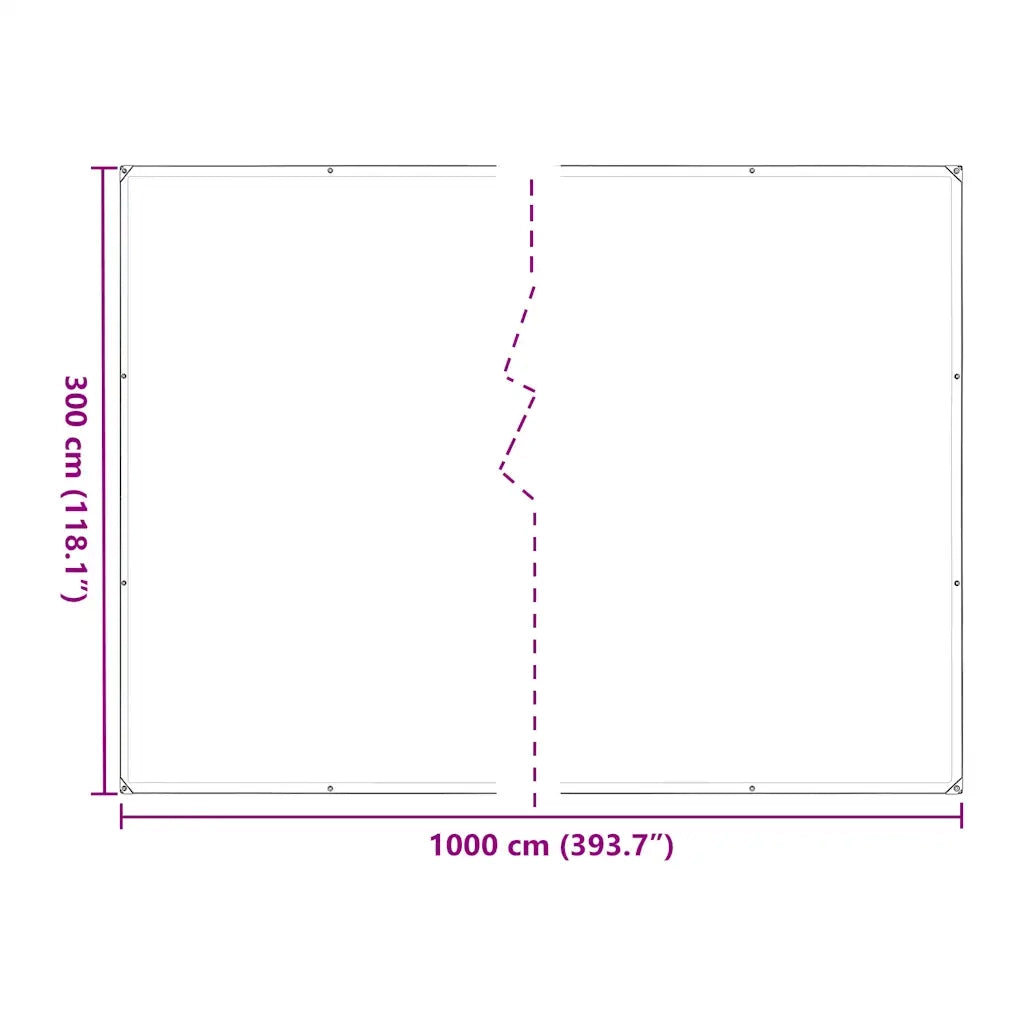 Copertura per Piante con Occhielli 3x10 m in Polietilene 3308693