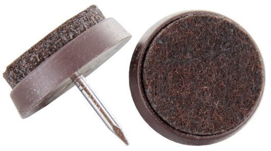 sottosedie feltro con chiodo diametro mm.26 marrone cod:ferx.40453